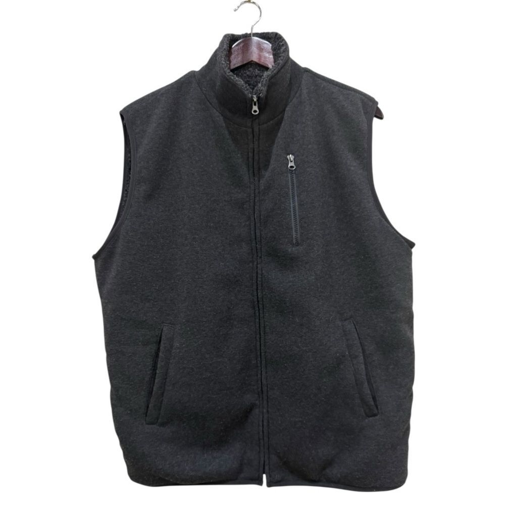 Duke Haband Men's Fleece-Lined Charcoal Gray Vest M